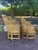 Pair of Vintage Brighton Pavilion Bamboo & Cane Chairs For Sale - Image 4 of 5