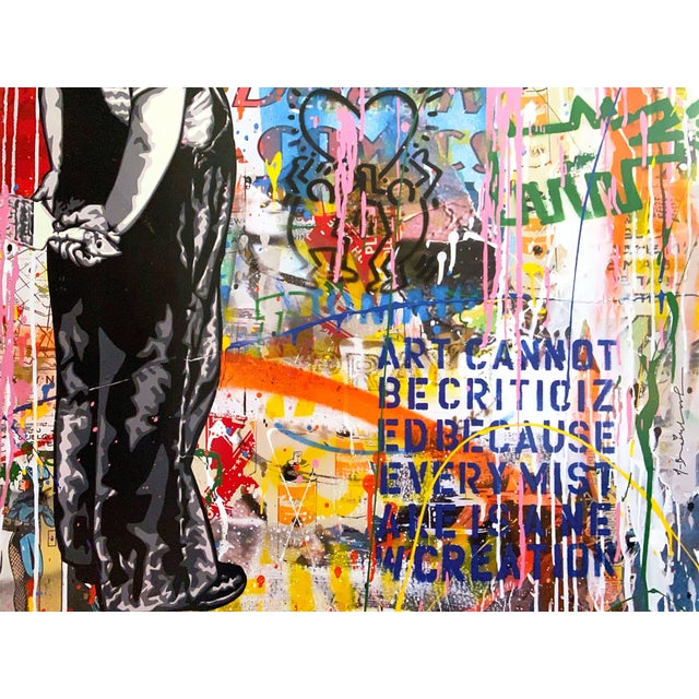 Mr. Brainwash " All My Love " Rare Lithograph Print Pop Art Poster For Sale - Image 11 of 12
