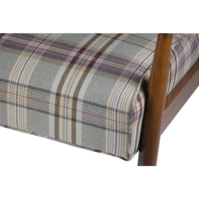 Mid 20th Century Vintage Mid-Century Chair With Spinone Italiano Dog Upholstery For Sale - Image 5 of 5