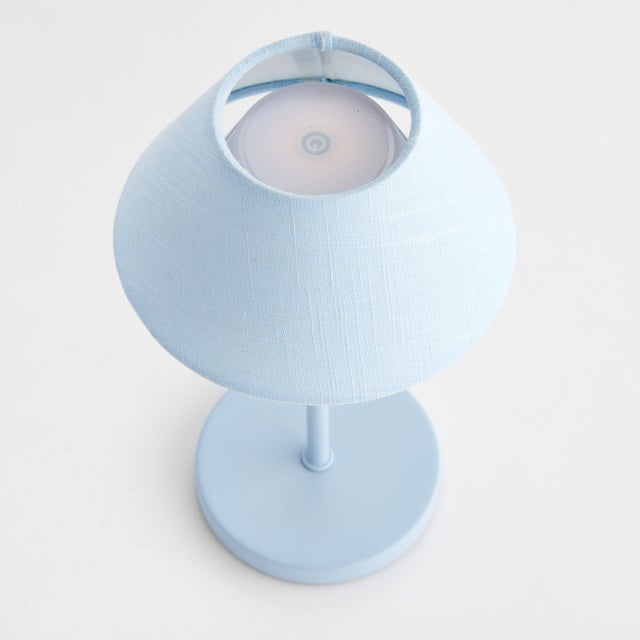 Contemporary Alluna Cordless Led Lamp 10" - Light Blue For Sale - Image 3 of 8