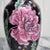 Ceramic Vintage Famille Noire Black Floral Porcelain Chinoiserie Small Leviton Table Lamp Hong Kong For Sale - Image 7 of 13