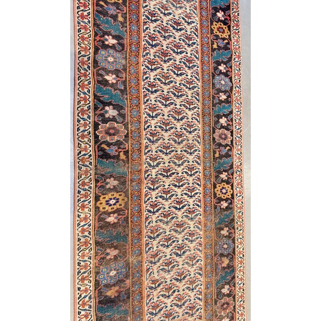 Antique Kurdish runner 15'8"x3'2" For Sale In Los Angeles - Image 6 of 9