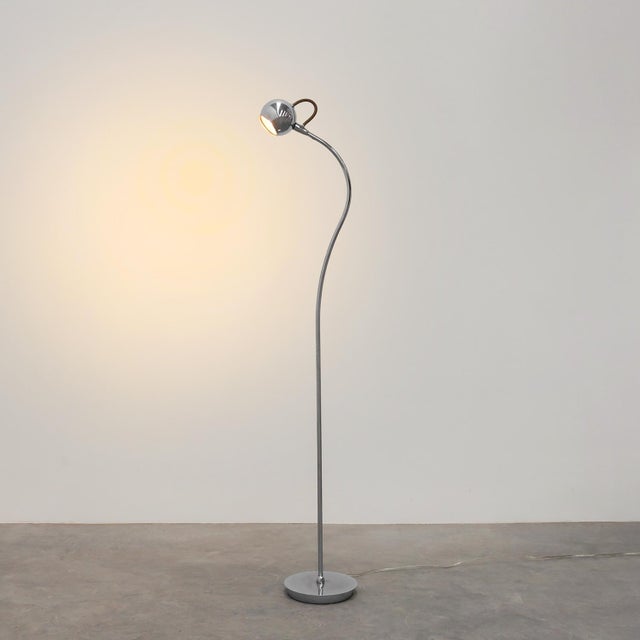 Mid-Century Chrome-Plated Floor Lamp from Nordlux, Denmark, 1970s For Sale - Image 12 of 12
