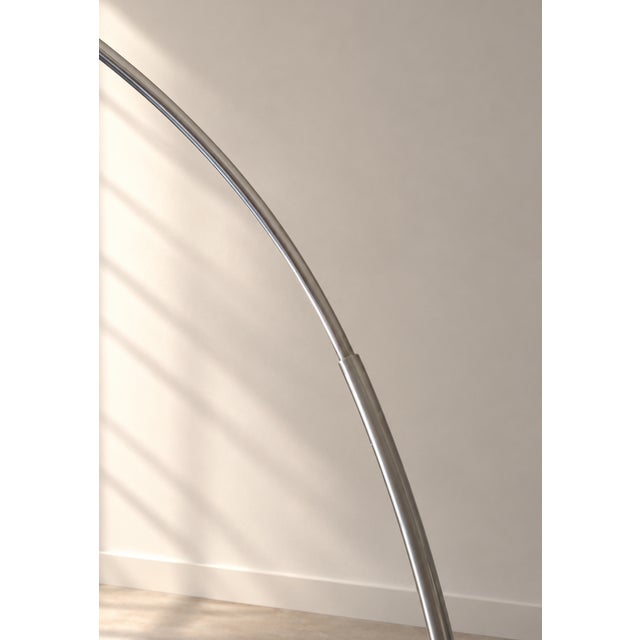 Metal Arc Lamp, Italy, 1960s For Sale - Image 9 of 12