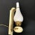 Vintage Italian Brass and Opaline Sconces, 1950s, Set of 2 For Sale - Image 4 of 14
