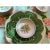 1940's Blue & Green Botanical Berry or Dessert Bowls Set of 13 For Sale - Image 10 of 12