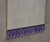 Blue Periwinkle Murano Glass and Brass Wall Mirror, 1990s For Sale - Image 8 of 10