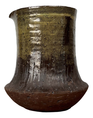 Mid-Century Modern Danish Studio Pottery Carafe Vase from Poul Havgaard, Faaborg, 1960s