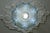 French Art Deco Blue and White Opalescent Ruffled Glass Ceiling Light, 1930s For Sale - Image 9 of 18