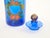 Blue Mid-20th Century Italian Gilt and Hand-Painted Cobalt Blue Glass Apothecary Jars For Sale - Image 8 of 18
