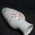 Vintage Famille Rose Porcelain Vase – 8.7" Bird & Flower Bottle Vase With Calligraphy For Sale In Los Angeles - Image 6 of 9