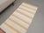 Purple 1970s Vintage Handmade Wool Cotton White Beige Kilim Runner Rug For Sale - Image 8 of 11