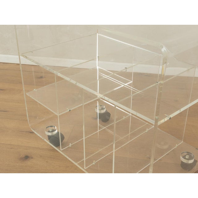 1960s Acrylic Glass Hifi-Rack Trolley, 1960s For Sale - Image 5 of 9