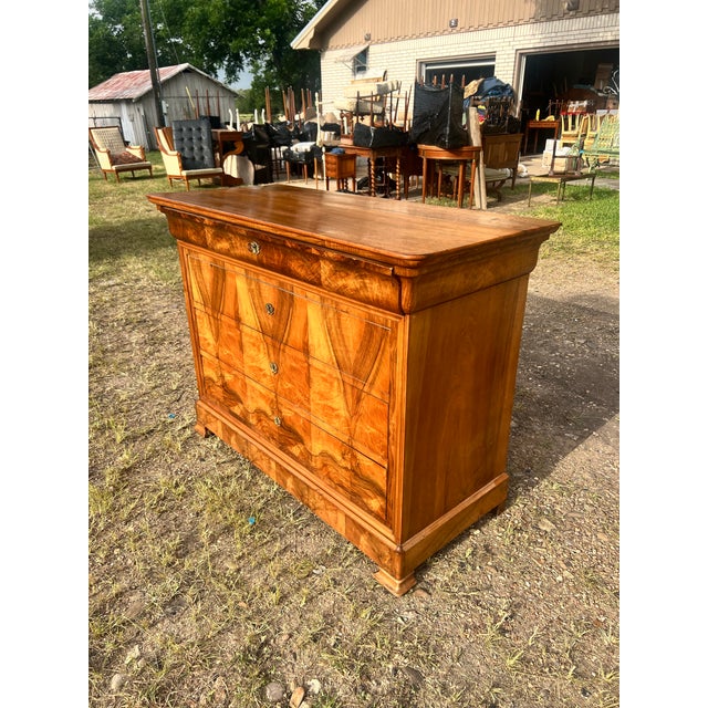 French 19th Century Louis Philippe Walnut Chest of Drawers For Sale - Image 12 of 12