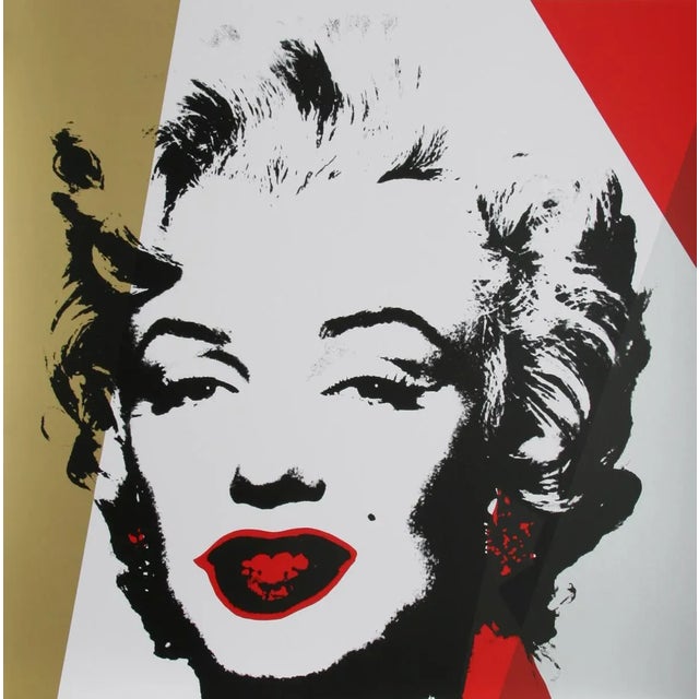 Marilyn II (3) Andy Warhol Size: 36 in. x 36 in. Sunday B. Morning Serigraph, stamped in blue verso 2000
