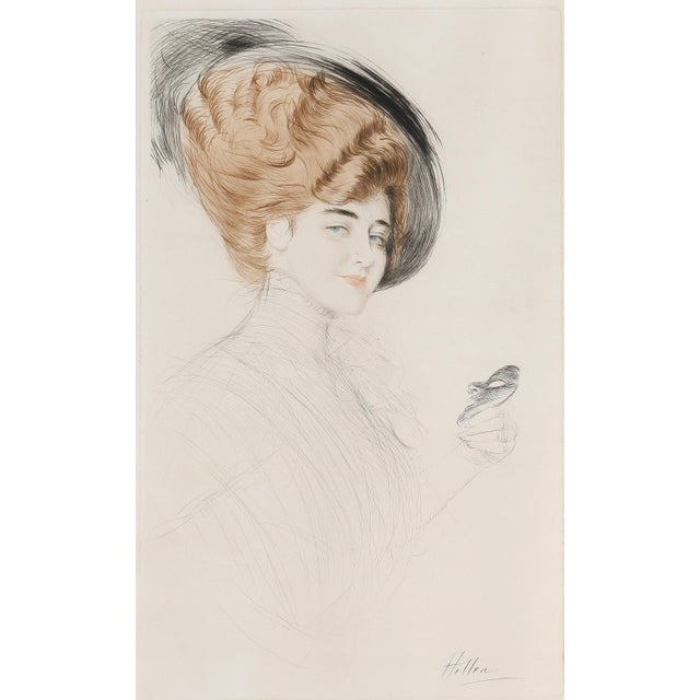 Paul César Helleu, The Mask, Etching For Sale - Image 5 of 7