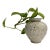 Vintage Italian Black Splatter Glaze Ceramic Vase For Sale
