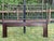 1970s Vintage McGuire Dark Bamboo & Ebonized Mahogany Leather Queen Size Headboard For Sale - Image 4 of 8