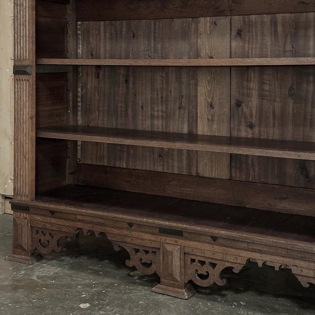 19th Century Dutch Renaissance Open Bookcase For Sale - Image 13 of 18
