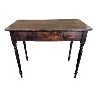 Antique Italian Walnut Desk, 1890s For Sale