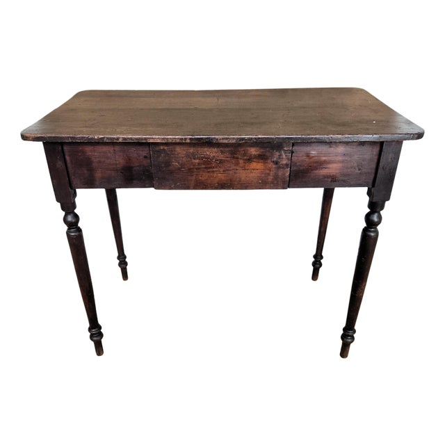 Antique Italian Walnut Desk, 1890s For Sale