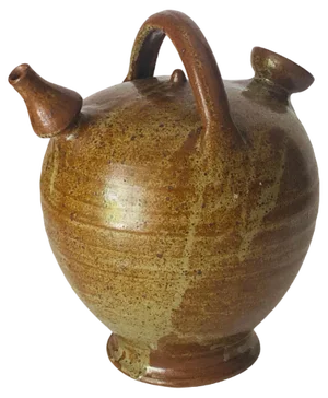 Mid-Century French Provincial Stoneware Pottery Jar