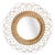 Round Wall Mirror in Woven Rattan by Dillenseger, 1980s For Sale