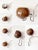 Vintage Dutch Mushroom Arc Wall Lamp in Brown Acrylic Glass and Chrome attributed to Gepo For Sale - Image 4 of 11