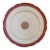 Vintage c.h. Field Haviland Limoges Plate, French Porcelain, Red & Gold Gilt Dinner Plate For Sale