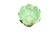 Mid 20th Century Vintage Brama Frosted Green Art Glass Bowl on Silver-Plated Base For Sale - Image 5 of 11
