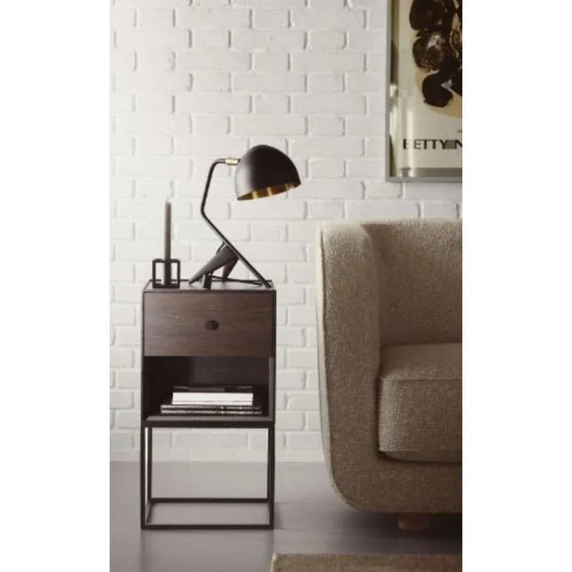 Beige 49 Oak Frame Sideboard with 3 Drawers by Lassen For Sale - Image 8 of 13