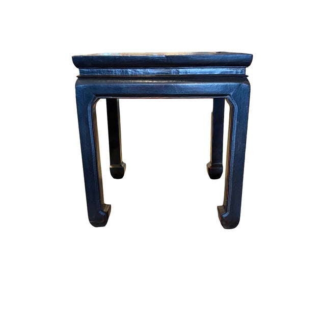 1970s Pair of Chinoiserie End Tables For Sale - Image 4 of 7