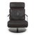 Set of Armchair and Ottoman in Black Leather from Rolf Benz For Sale - Image 15 of 18