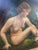 Portraiture Early–Mid 20th Century Signed j.m. Robinson Oil on Board — Reclining Nude by the Water For Sale - Image 3 of 4