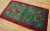 Lovely Dark Green Color With Special Floral Design Antique Chinese Art Deco Rug For Sale - Image 12 of 12