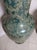 Chinese Green Gold Chinese Porcelain Vases Foliage Scrollwork Set of 2 For Sale - Image 3 of 10