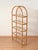 Large Italian Arch Shelf in Rattan and Brass, 1970s For Sale - Image 10 of 17