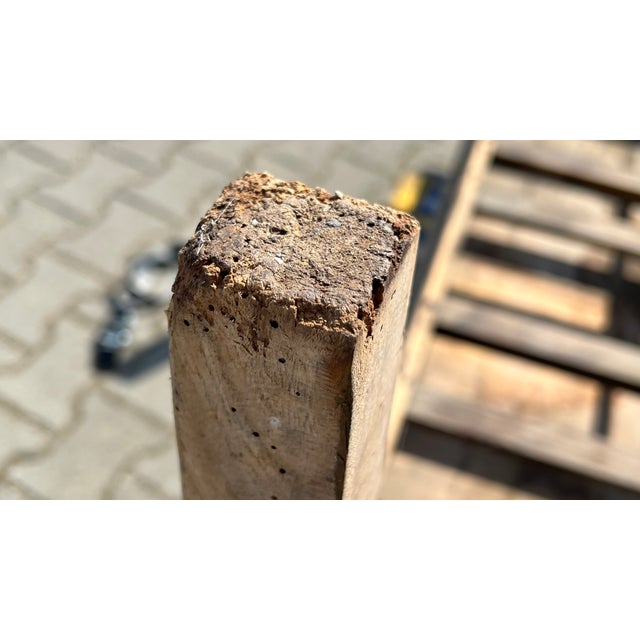French Rustic Country House Table, 1940s For Sale - Image 9 of 11