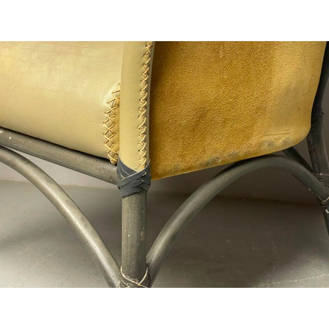 Mid-Century Modern Leather Dining Chairs by Antonio Budji Layug, Philippines, 1970s, Set of 2 For Sale - Image 4 of 18