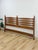 This striking vintage Heritage Furniture Company mid-century modern pointed king headboard is a bold and distinctive...