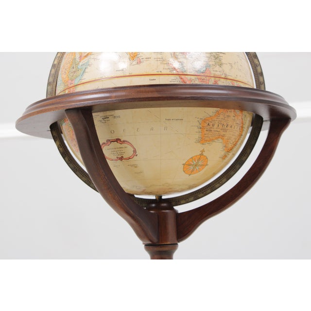 Brandt Replogle Globe/Mahogany Stand For Sale - Image 13 of 17