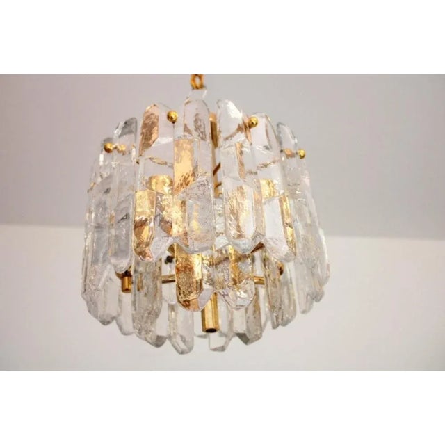 Palazzo Glass Pendant Lamp from Kalmar, 1960s For Sale - Image 10 of 12