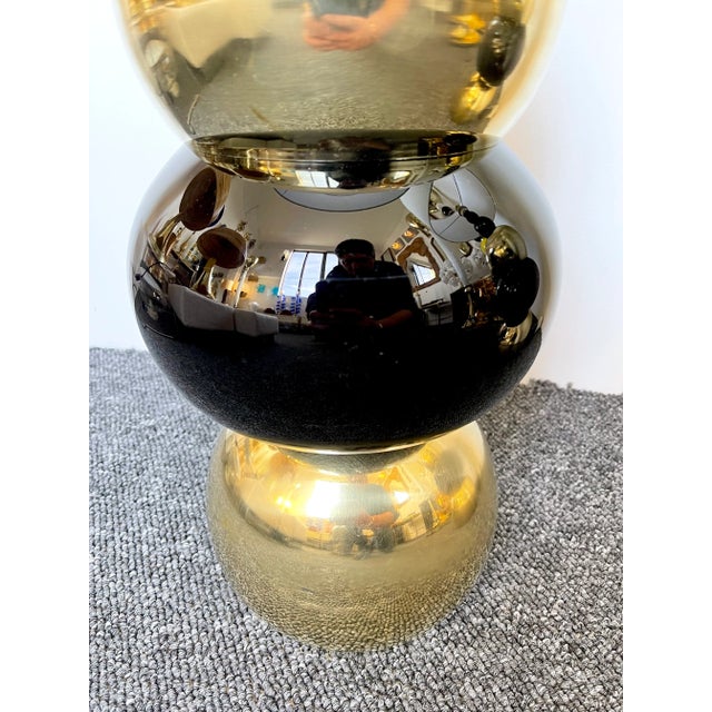 Brass Contemporary Brass Murano Glass Atomo Lamps, Italy - a Pair For Sale - Image 8 of 11