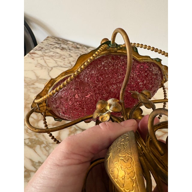 Mid 19th Century Grand Tour Souvenir Lidded Dish on Ormolu Pedestal For Sale - Image 10 of 11