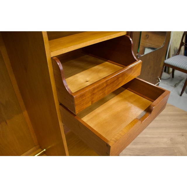 Art Deco Walnut Compactum Wardrobe, 1930s For Sale - Image 10 of 11