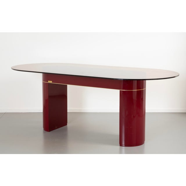 By removing the glass top it can become a centre-room console table I have official proof of authenticity such as vintage...