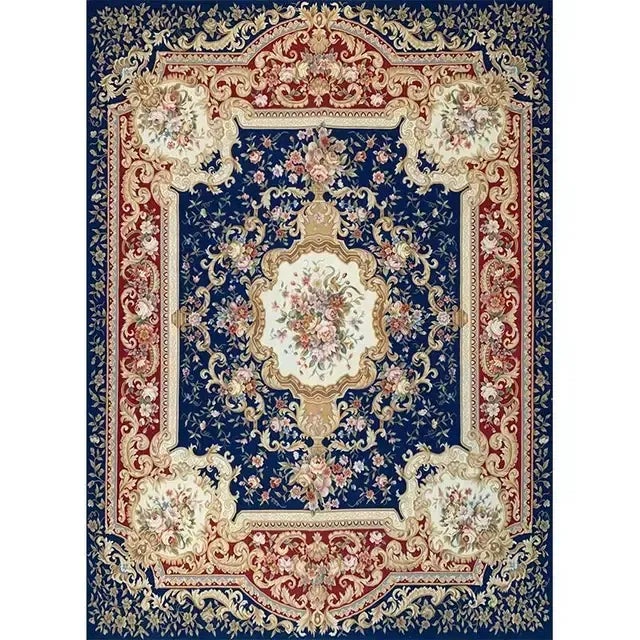 1990s Handwoven French Style Aubusson Area Rug 9’0″ X 12’0″ For Sale - Image 12 of 12
