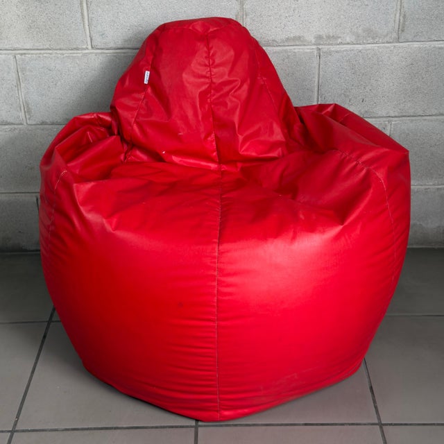 Modern Bean Bag Pouf by Gatti Paolini Teodoro for Zanotta,1970s For Sale - Image 11 of 11