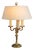 Vintage French Bouillotte Lamp in Gilt Brass, 1950s For Sale