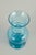 Tamara Aladin for Riihimäen Lasi, mouth-blown art glass vase. An elegant vase in clear turquoise-blue glass with a...